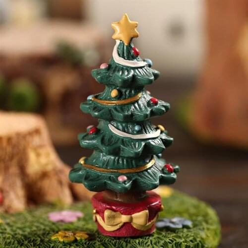 Fish Tank Aquarium Ornament Resin Christmas Tree/Gift Box Ornament Christmas Creative Landscaping Decoration Accessories acuario
