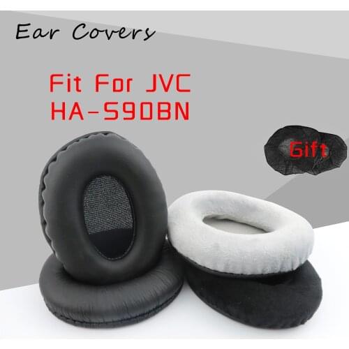 Ear Pads For JVC HA-S90BN HA S90BN Headphone Earpads Replacement Headset Ear Pad PU Leather Sponge Foam