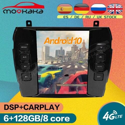 Android 11.0 Car Multimedia Player For Jaguar XJ 2004 - 2008 Tesla Style Audio Auto Radio GPS Navigation Stereo Audio Head Unit