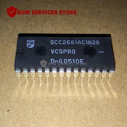 Fast Delivery 5PCS SCC2681AC1N28 Dual asynchronous receiver IC DIP-28