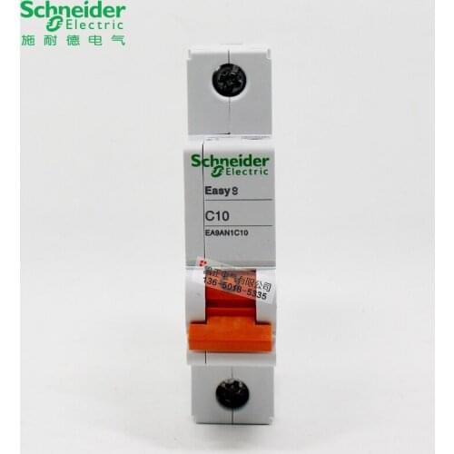 2 pieces Schneider circuit breaker air switch E9 series single chip single input single output 1P6A ~ 63A EA9AN1C20 6A 10A