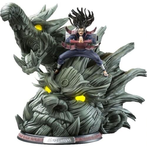 NARUTOS Shippuden GK Shodai Hokage Senju Hashirama Action Figure Anime Model 45cm Oversized Resin Figma Statue Collectible Toy
