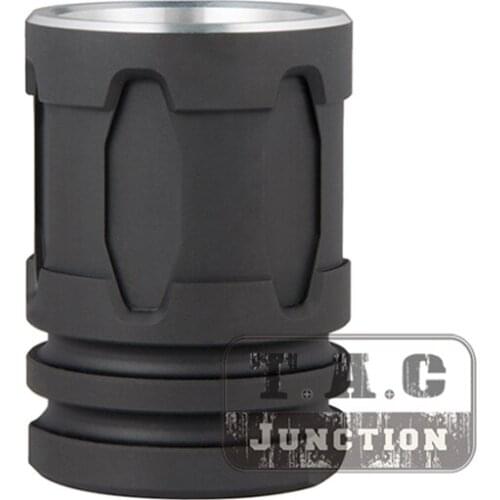 Emerson 120ML Tactical Flash Hider Suppressor Styled Shot Glass Battle Mug Aluminum beverage Cup Compact Field Drinking Device