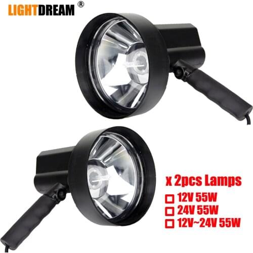 HID Handheld spotlight For Hunting Best Seller In Australia H3 Bulbs 12V 24V HID Driving Working Spot lights x2pcs free shipping