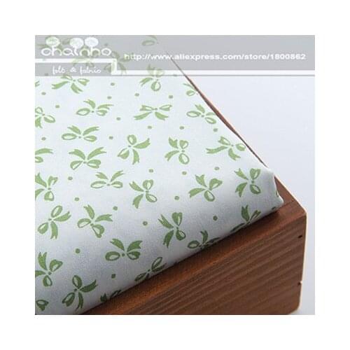 Print Twill Cotton Fabric For Patchwork Quilting Sheet Pillow Curtain Apron Purse Doll Craft Cloth Material CC004-E Half Yard