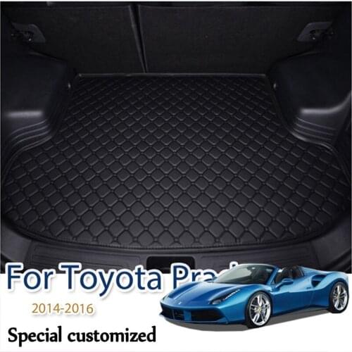 Custom Car trunk mat for Toyota Prado 2014 2015 2016 cargo liner carpet interior accessories cover