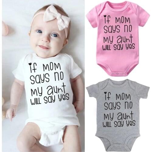 Summer Fashion Short Sleeve Cotton Newborn Onesies Boys Girls Soft Jumpersuit Cute Letter Graphic Printed Baby Romper 5054