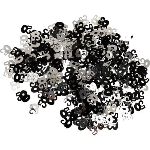 MagiDeal 50th Number Age 50 Birthday Party Metalic Confetti Foil Table Top Sprinkles for Birthday/ Wedding/Anniversary Confetti