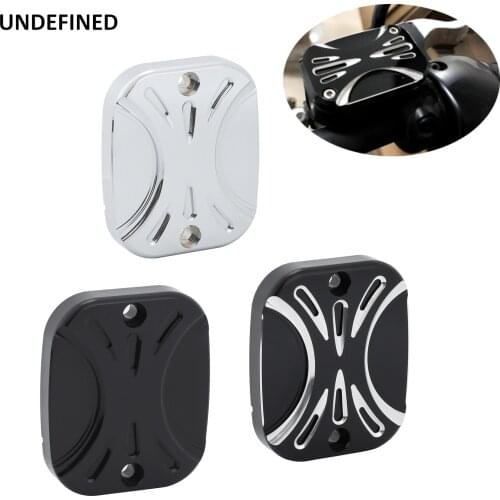 Motorcycle CNC Front Brake Master Cylinder Reservoir Cover For Harley Softail 2006-2014 Cross Bone Fat Boy Dyna Low Rider FLHR