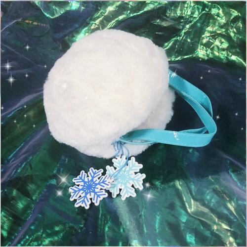 Soft Plush Spherical Women Small Handbags Winter Cute Ladies Evening Clutch Purses Fashion Faux Fur Female Furry Phone Pouch