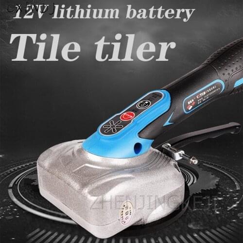 Small Ceramic Tile Portable Tiler Tiling Paving Tools Floor Shock Vibrator intelligent Brick Tiler Fully Automatic Paving Tools