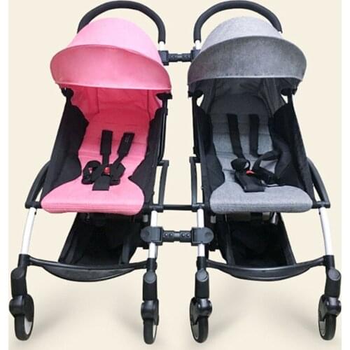 Make into Pram Twins 3pcs Coupler Bush insert the Strollers for Baby Stroller Connector Adapter