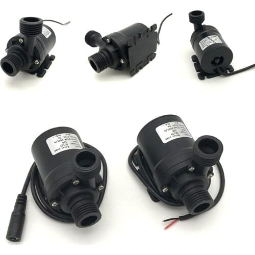 Hmax 5m DC 12V/24V Portable Mini Solar Brushless Motor Circulation Submersibles Water Pumps