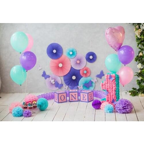 Happy birthday decoration Professional photo Backgrounds kids portrait photography Backdrops for photo studio shot kits LV-2548