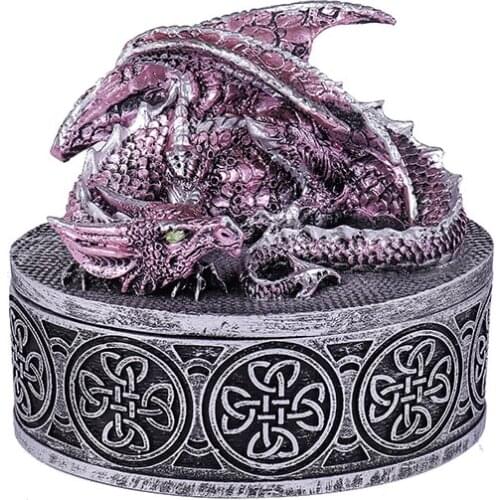Jewelry Box Resin Dragon Crafts Jewlery Organizer Storage Jewelry Boxes and Packing