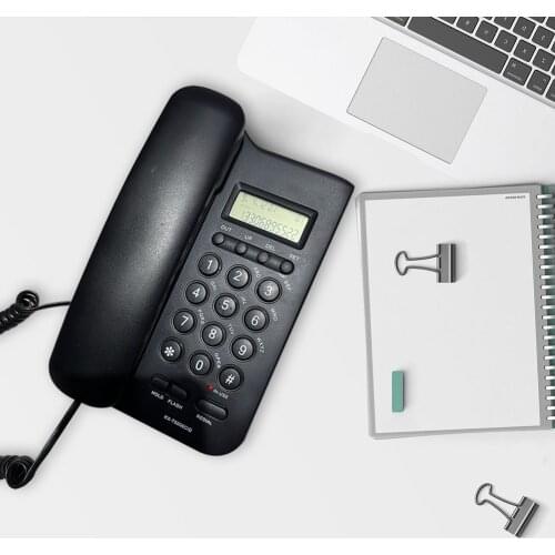 KX-T5006CID Landline Phone LCD Display Wall Mounted Caller ID Corded Telephone Hands Free Loud Sound Big Button Callback #920