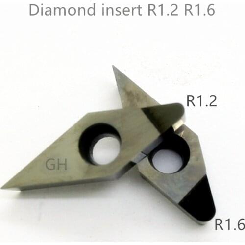 Vcgt1604 VCMT160412 VNMG diamond indexable lathe carbide PCD CNC insert machine tool for turning aluminum hub wheel brass 1pc