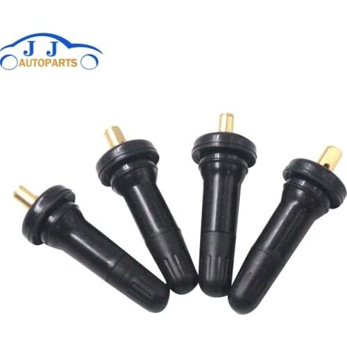 YPDQZS 4 Piece/Lot Black TPMS Tyre Car Auto Wheels TPMS Tire Valve Stem with 52933-C1100 22854866