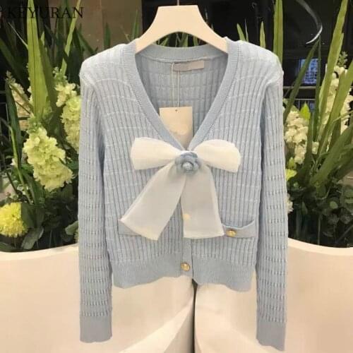 Women Autumn Sweater Cardigan Ladies V-neck Long Sleeve Knitted Jacket Womens 2021 Ins Korean Knit Cardigan Jacket Female Tops
