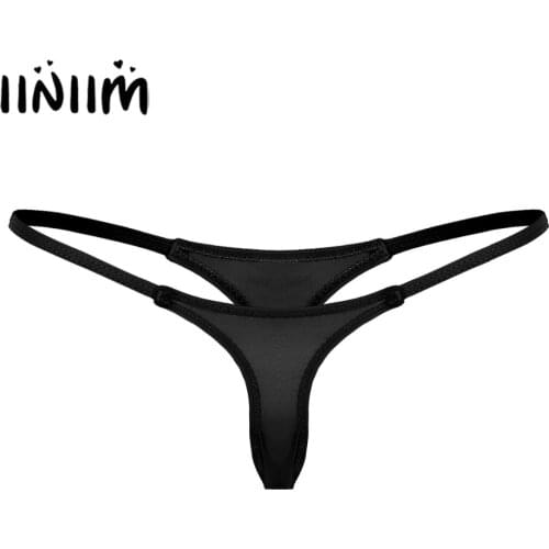 Free Size/XL Women Ladies Lingerie Panties Low Rise Stretch High Cut Solid Color Mini G-string Thong Slip Hommes Sexy Underwear