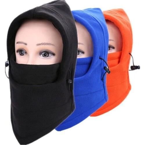 Winter Windproof Hiking Caps,Men Warm Thermal Fleece Balaclava Face Beanies,Ski Bike Motorcycle Neck Warmer Helmet Hat