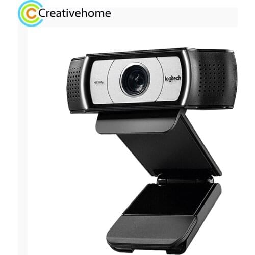 100% Original Logitech C930C HD Smart 1080P/30FPS WebCam Business Video Conference Laptop Desktop Computer Camera with Cover