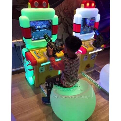 2019 Newest Design Suining Kids Amusement Park Fairground Coin Operated Simulator Gun Shooting Arcade Game Machine For Children