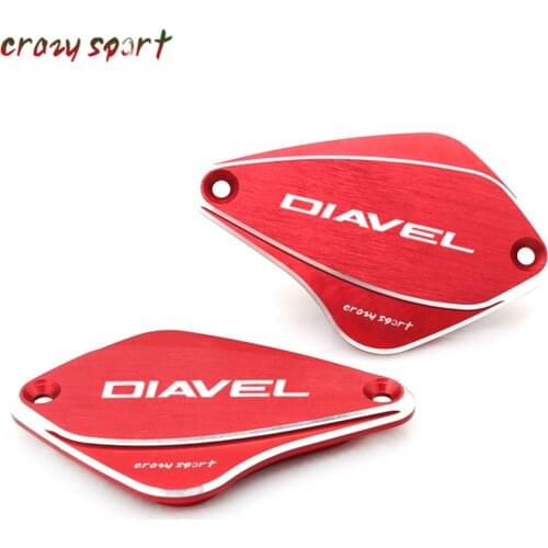 2020 Brake Clutch Fluid Reservoir Cover For DUCATI DIAVEL 11-15 XDiavel S Diavel 1260 CARBON STRADA AMG CNC Oil Cap Motorcycle