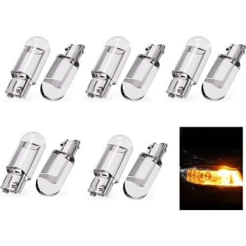 2021 New Acrylic Shell COB DC 12V T10 LED Car Light Bulb 6000K Dome Light Instrument Lamp