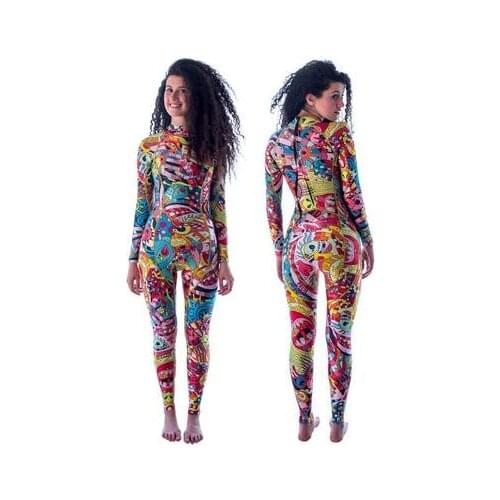 3mm Women Diving Suits Bodysuits Female Wetsuits Scuba Snorkeling Equipment Long Sleeves Surfing Rash Guards