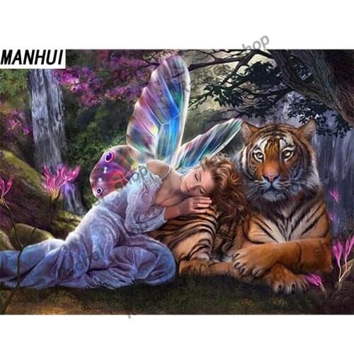 Diamond Embroidery Diy Diamond Painting Cross Stitch Kits Diamond Mosaic Butterfly Fairy Full Square Diamond Embroidery RS265