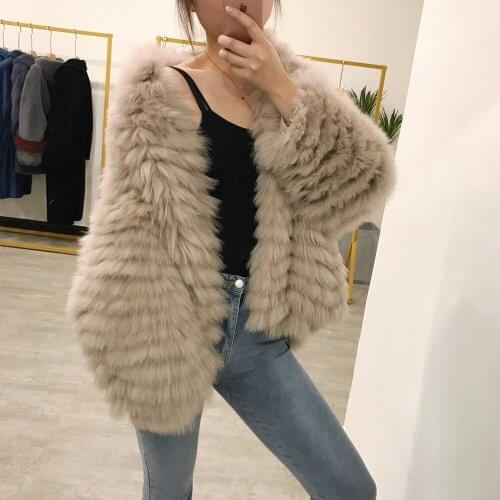 Шубы из лисы ECTIC China At AliExpress