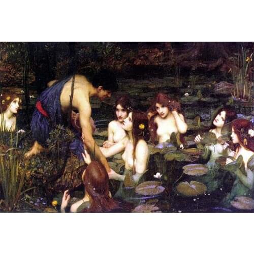 5D DIY Diamond Painting Women Cross Stitch Embroidery Kit Classical Artist Picture Of Rhinestones Mosaic Decoration Home WG2075