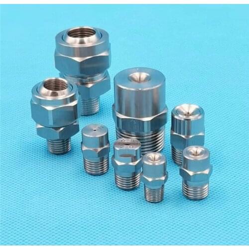 155 series stainless steel adjustable ball-type nozzle,full cone/flat fan spray nozzle,adjustable ball swivel joint connector