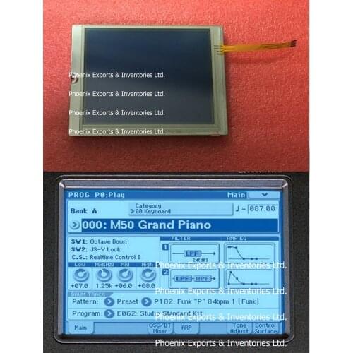New & Original Korg Display with Touch Screen for Korg M50 5.7" LCD Screen Display TOUCH Panel