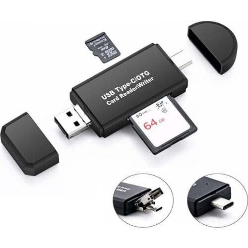 OTG Micro SD Card Reader USB Card Reader 2.0 For USB Micro SD Adapter Flash Drive Smart Memory Card Reader Type C Cardreader