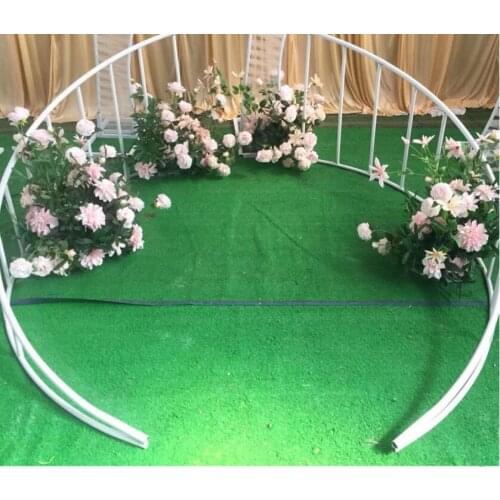 Wedding props, wrought iron curved fence, wedding stage decoration, iron curved fence, wedding road