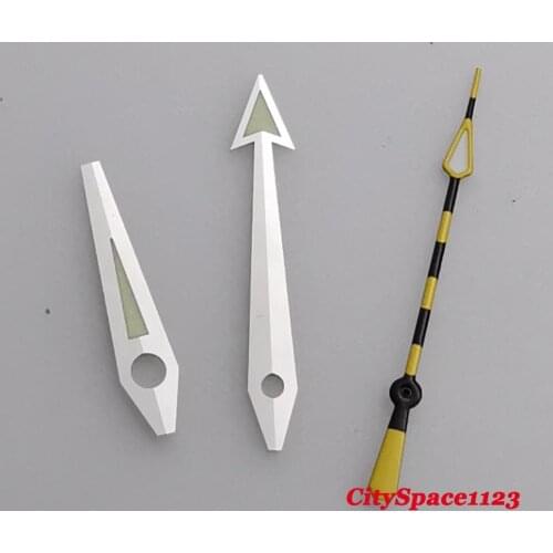 Corgeut Yellow luminous Watch Hands Fit Miyota 8205/8215,Mingzhu DG2813 ST1612 Movement