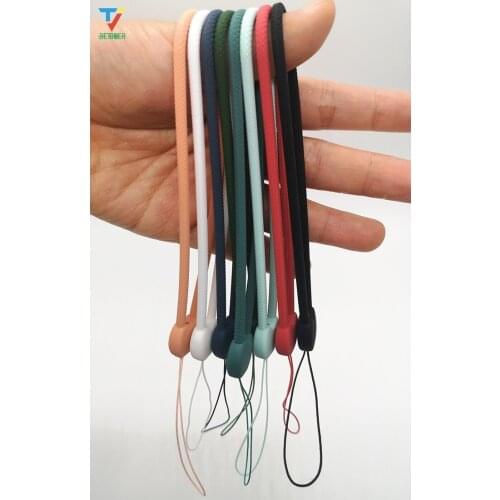 Universal short Silicone Cell Phone Lanyard Holder Case Cover Phone Neck Strap Necklace Sling for Mobile Phone Lanyard 500pcs