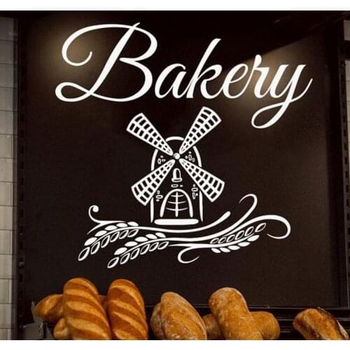 Pastries Bakery Bread Pastry Cakes Biscuits Food Wall Decal Vinyl Home Decor Kitchen Window Sticker Interior Design Murals 2035