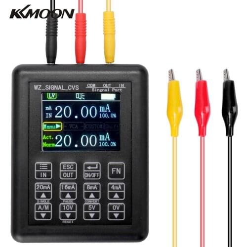 KKMOON High Precise Adjustable Digital Signal Generator Sources Current Voltage Analog Simulator 0-10V 4-20mA Function Generator