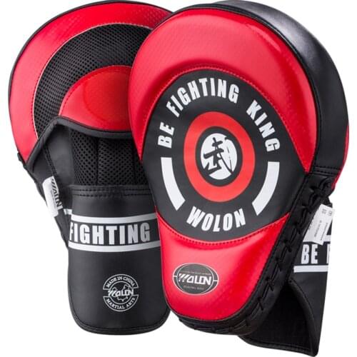Wolon 1 Piece(Not Pair) Sparring Muay Thai MMA Boxing Pads Punching Training Focus Mitt Strike Target Martial Arts Sanda Gear EO