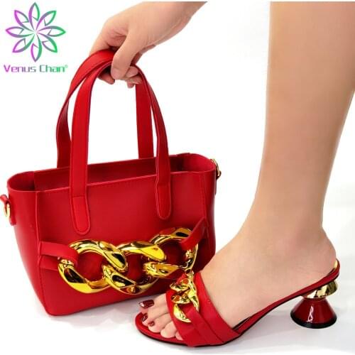 Ladies Dress Shoes Shoes for Wedding Women 2021 Fashion Women Shoes and Bag for Party Wedding Nigerian Women Shoes and Bag Set
