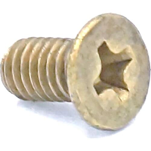 Low price 1 piece Metric Thread M4*8mm Brass Countersunk Head Phillips Screws Fasteners