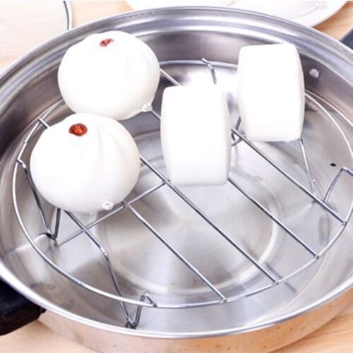 1 PC Multifunction Steamer Shelf Cookware Stainless Steel Steamer Rack Durable Pot Steaming Tray Stand Kitchen Accessories