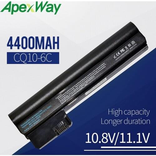 4400mah Laptop battery for HP COMPAQ Mini CQ10 06TY 607762-001 607763-001 HSTNN-CB1T HSTNN-CB1U HSTNN-DB1U HSTNN-E04C TY06