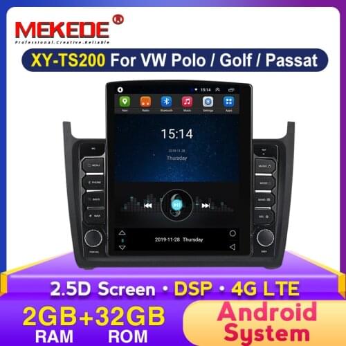 4G LTE Android DSP For Volkswagen VW polo sedan 2008 2009 2010 - 2015 Car GPS Navigation radio Player Multimedia No dvd 2.5D