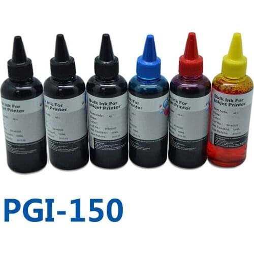 600ml PGI150 CLI151 Dye Printer Ink Refill Kit Bulk Ink For Canon PIXMA MG6310 MG5610 MG6310 MG6610 MG7110 MG7510 IP8710 PGI-150