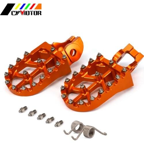 CNC Motorbike Foot Pegs Motorcycle Footpeg For KXF CRF CR TC TE TX FX YZ YZF WR WRF 85 125 150 250 426 450 F R X FX L M 2020
