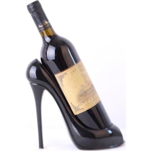 Champagne Wine Bottle Holder High Heel Shoe Stylish Rack Basket Accessories For Home Bar Accessories Home Bars Gift Kitchen